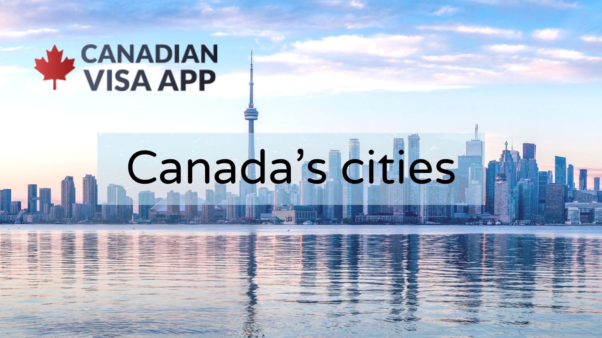 Canadian Visa App - Video